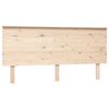 vidaXL T&ecirc;te de lit 164x6x82,5 cm Bois massif de pin