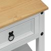 vidaXL Table basse avec tiroir Blanc 100 x 48 x 45 cm Pin massif