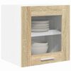 vidaXL Armoire suspendue avec porte 2 pcs Ch&ecirc;ne Sonoma 40 x 31 x 40 cm