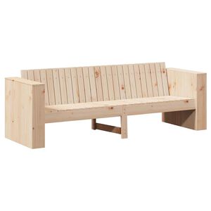 vidaXL Canapé de jardin Marron 185,5 x 60 x 62 cm Pin massif