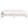 vidaXL Lit de jour et lit gigogne sans matelas 90x190 cm bois massif