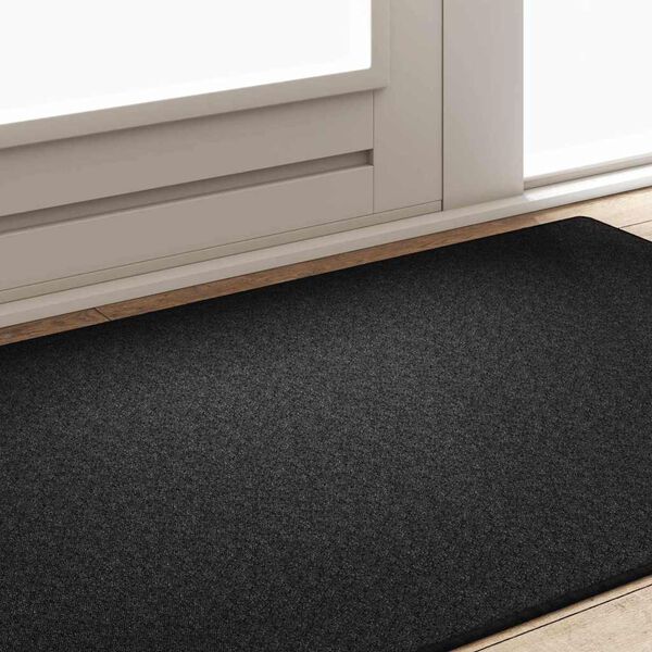 vidaXL Tapis Couloir Anthracite 100 x 150 cm 100% Polypropyl&egrave;ne