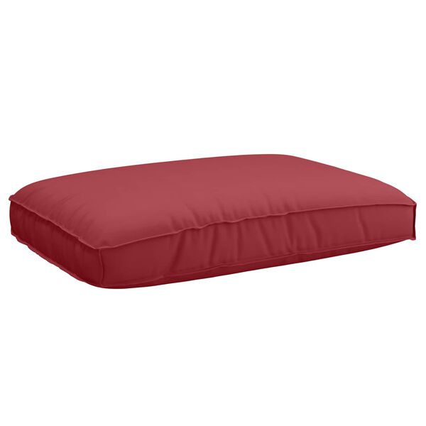 vidaXL Ensemble de Canap&eacute;s avec coussin Uni Bordeaux 120 x 92 x 69 cm