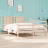 vidaXL Cadre de lit sans matelas 135x190 cm bois de pin massif