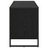 vidaXL Meuble TV Ch&ecirc;ne noir 100 x 36 x 49.5 cm Bois d'ing&eacute;nierie