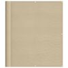 vidaXL &Eacute;cran de balcon beige 120x800 cm 100% polyester oxford