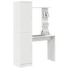 vidaXL Bureau 2 pcs Blanc