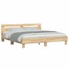 vidaXL Cadre de lit sans matelas chêne sonoma 180x200 cm