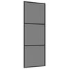 vidaXL Porte coulissante 76 x 205 cm Verre tremp&eacute; et aluminium