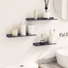 vidaXL &Eacute;tag&egrave;re flottante 3 pcs Anthracite 40 x 9 x 2,5 cm Acier