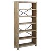vidaXL Biblioth&egrave;que 6 niveaux 80x30x170 cm Bois solide d'acacia
