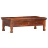vidaXL Table basse 110 x 55 x 35 cm Bois d'acacia solide