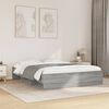 vidaXL Cadre de lit sans matelas sonoma gris 160x200cm bois ing&eacute;nierie