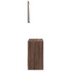 vidaXL Ensemble de meubles de salle de bain 2 pcs Ch&ecirc;ne marron