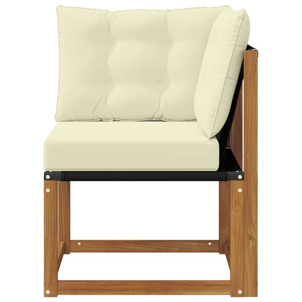 vidaXL Canap&eacute; d'angle d'ext&eacute;rieur