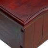 vidaXL Table console Marron 50 x 29,5 x 76 cm Bois de Mahogany Massif