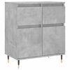 vidaXL Buffet Gris b&eacute;ton 60x35x70 cm Bois d'ing&eacute;nierie
