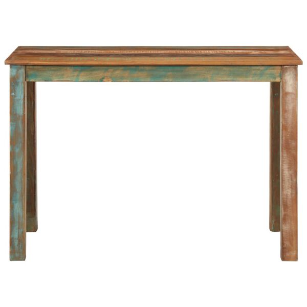 vidaXL Table de salle &agrave; manger 110x55x76cm Bois massif de r&eacute;cup&eacute;ration