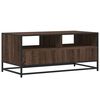 vidaXL Table basse chêne marron 100x50x45cm bois d'ingénierie et métal