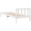 vidaXL Cadre de lit extra long sans matelas 90x210 cm bois massif pin