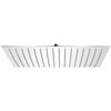 vidaXL Tête de douche plongeante rectangulaire acier inoxydable