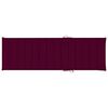 vidaXL Chaise longue de jardin avec table et coussin Pin imprégné