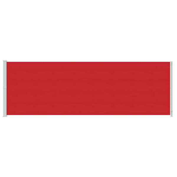 vidaXL Auvent lat&eacute;ral r&eacute;tractable de patio 200x600 cm Rouge