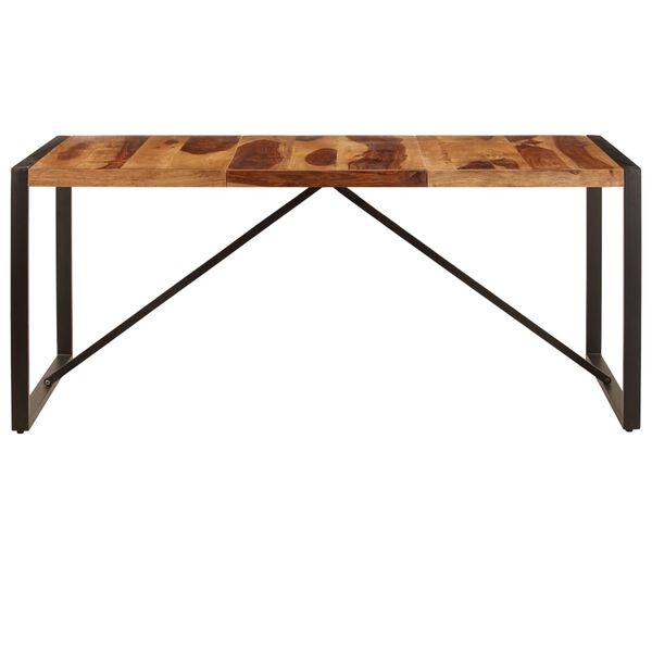 vidaXL Table de salle à manger 180x90x75 cm Bois de Sesham solide