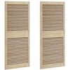 vidaXL Porte de Cabinet avec porte 2 pcs Naturel 140,5 x 2,1 x 59,5 cm