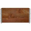 vidaXL Colliers de palette 3 pcs marron 120x80 cm bois de pin solide