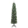 vidaXL Sapin de No&euml;l artificiel Vert 240 cm PVC et acier et plastique