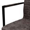 vidaXL Chaises &agrave; manger cantilever lot de 2 marron fonc&eacute; similicuir