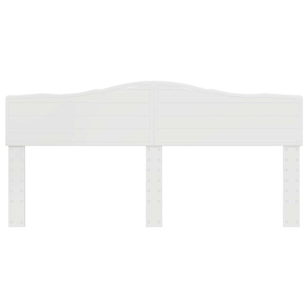 vidaXL T&ecirc;te de lit Blanc 200 cm Bois d'ing&eacute;nierie