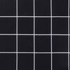 vidaXL Coussin de palette motif &agrave; carreaux noir 60x61,5x10 cm tissu