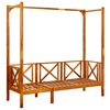 vidaXL Banc de jardin avec auvent Bois d'acacia solide