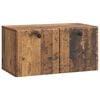 vidaXL Meuble TV mural 59,5 x 31 x 30 cm Bois ancien Bois d'ing&eacute;nierie
