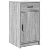 vidaXL Table de Toilette 2 pcs Gris 40 x 41 x 75 cm Bois d'ing&eacute;nierie