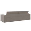 vidaXL Canap&eacute;-Lit 200cm Taupe tissu