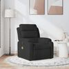 vidaXL Fauteuil de massage inclinable noir velours