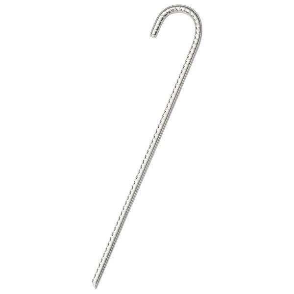 vidaXL Piquets de tente 12 pcs 37 cm &Oslash;10 mm acier galvanis&eacute;