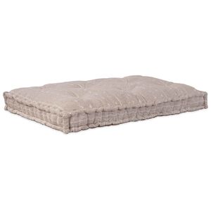 vidaXL Canap&eacute; modulaire Marron Clair 120 x 80 x 12 cm tissu