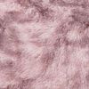 vidaXL Tapis Shaggy à poils longs NAVARRA rose poudré 100x100 cm