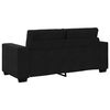 vidaXL Canap&eacute; causeuse noir 180x77x82 cm velours
