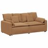 vidaXL Canap&eacute; modulable avec coussins beige