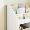 vidaXL Biblioth&egrave;que pour enfants Blanc brillant 72,5 x 29,5 x 69 cm