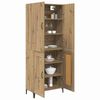 vidaXL Haut Armoire Ch&ecirc;ne artisanal 69,5 x 34 x 180 cm