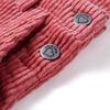 Robe salopette pour enfants velours c&ocirc;tel&eacute; rose 140