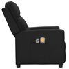 vidaXL Fauteuil électrique de massage Noir Tissu