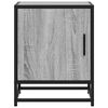vidaXL Tables de chevet 2 pcs sonoma gris bois d'ing&eacute;nierie et m&eacute;tal