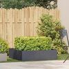 vidaXL Jardini&egrave;re anthracite 100x100x30 cm acier